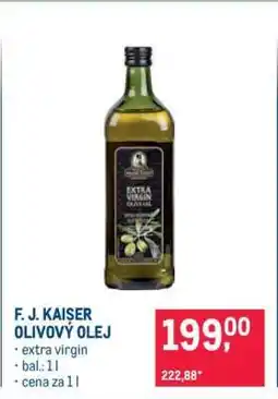 Makro F. J. Kaiser olivový olej nabídka