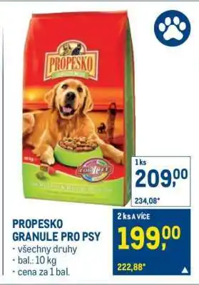 Propesko granule pro psy