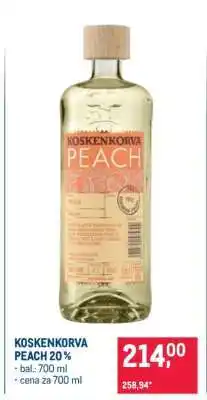 Makro KOSKENKORVA PEACH 20 % nabídka