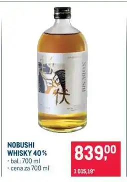 Makro NOBUSHI WHISKY 40 % nabídka
