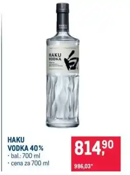 Makro HAKU VODKA 40 % nabídka