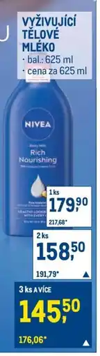 Makro VYŽIVUJÍCÍ TĚLOVÉ MLÉKO nabídka