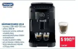 Makro KÁVOVAR ECAM12.121.B nabídka