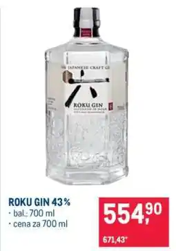 Makro Roku Gin 43 % nabídka