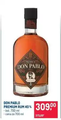 Makro DON PABLO PREMIUM RUM 40 % nabídka