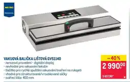 Makro VAKUOVÁ BALIČKA LIŠTOVÁ GVS1140 nabídka