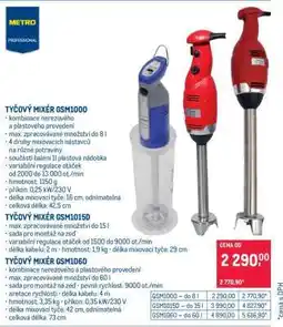 Makro TYČOVÝ MIXÉR GSM1060 nabídka