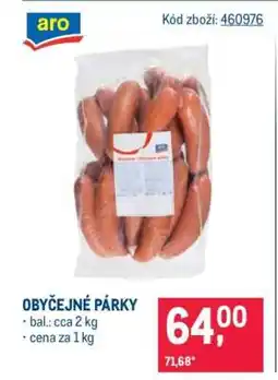 Makro Obyčejné párky nabídka
