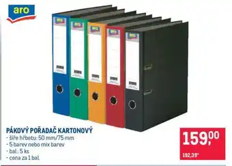 Makro PÁKOVÝ POŘADAČ KARTONOVÝ nabídka