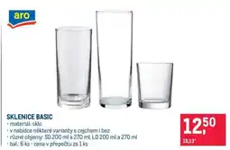 Makro Sklenice Basic nabídka