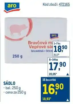 Makro Sádlo nabídka