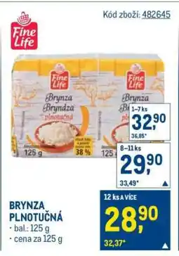 Makro Brynza plnotučná nabídka