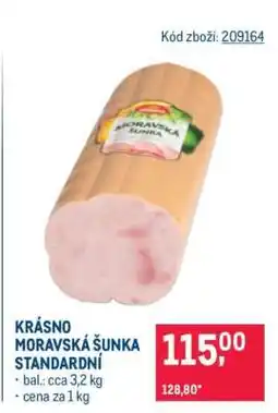 Makro KRÁSNO MORAVSKÁ ŠUNKA STANDARDNÍ nabídka