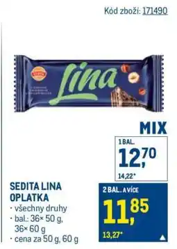 Makro Sedita Lina oplatka nabídka