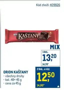 Makro Orion Kaštany nabídka