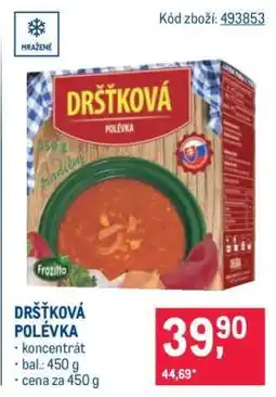 Makro Dršťková polévka nabídka