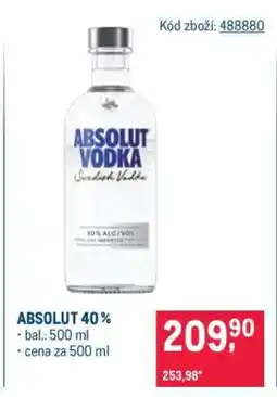 Makro Absolut 40 % nabídka
