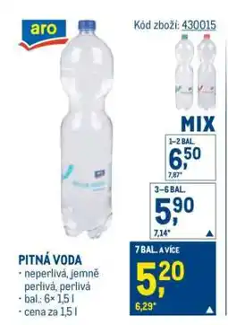 Makro Pitná voda nabídka
