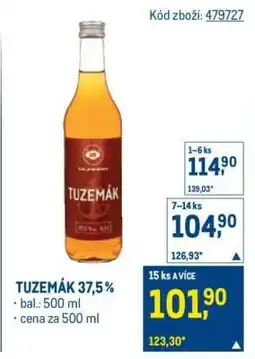 Makro Tuzemák 37,5 % nabídka