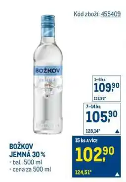 Makro BOŽKOV JEMNÁ 30 % nabídka