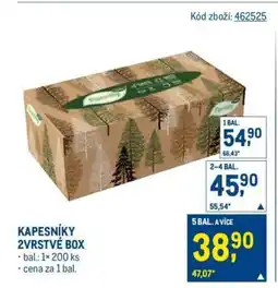 Makro KAPESNÍKY 2VRSTVÉ BOX nabídka