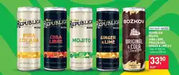 Makro REPUBLICA MOJITO, CUBA LIBRE, PIŇA COLADA, GINGER & LIME 6% nabídka