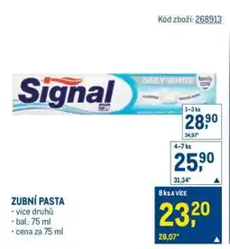 Makro Zubní pasta nabídka
