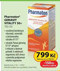 Dr. Max Pharmaton Geriavit Vitality 50+ nabídka