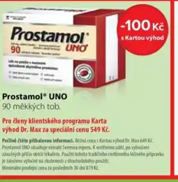 Dr. Max Prostamol Uno nabídka