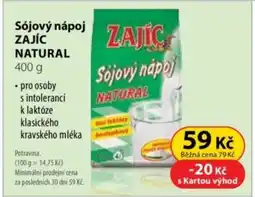 Dr. Max Sójový nápoj ZAJÍC Natural nabídka