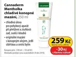 Dr. Max Cannaderm Mentholka chladivé konopné mazání nabídka