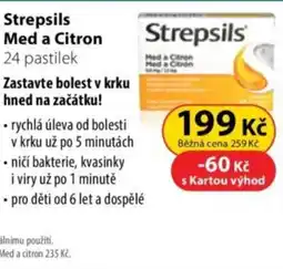 Dr. Max Strepsils Med a Citron nabídka