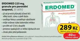 Dr. Max ERDOMED 225 mg, granule pro perorální suspenzi nabídka