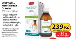 Dr. Max STOPKAŠEL Medical sirup Dr. Weiss nabídka