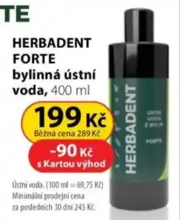 Dr. Max HERBADENT Forte bylinná ústní voda nabídka