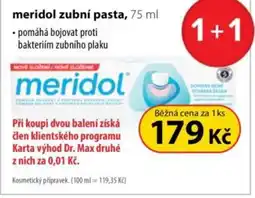 Dr. Max Meridol zubní pasta nabídka