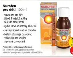 Dr. Max Nurofen pro děti nabídka