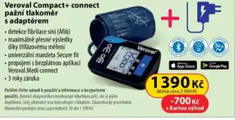 Dr. Max Veroval Compact+ connect pažní tlakoměr s adaptérem nabídka