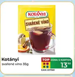 Tamda Foods Kotányi svařené víno nabídka