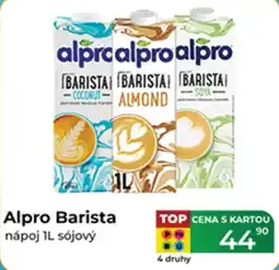 Tamda Foods Alpro Barista nápoj nabídka
