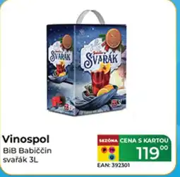 Tamda Foods Vinospol BiB Babiččin svařák nabídka