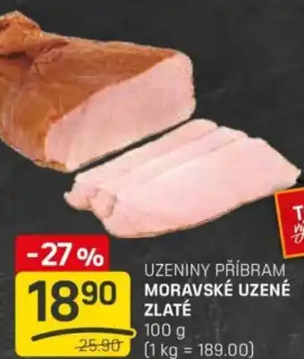 Uzeniny příbram moravské uzené zlaté