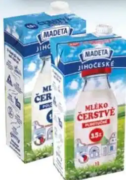 Flop Madeta Jč mléko čerstvé nabídka