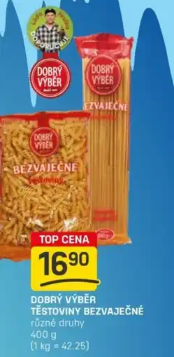 Flop Dobrý výběr těstoviny bezvaječné nabídka