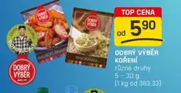 Flop Dobrý výběr koření nabídka