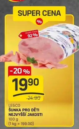 Flop Le&co šunka pro děti nejvyšší jakosti nabídka