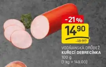 Flop Vodňanská drůbež kuřecí debrecínka nabídka