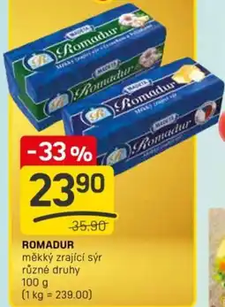 Flop ROMADUR měkký zrající sýr nabídka