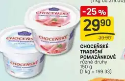 Flop Choceňské tradiční pomazánkové nabídka