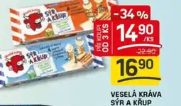 Flop Veselá kráva sýr a křup nabídka